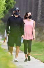 LEA MICHELE and Zandy Reich in Santa Monica 09/08/2020