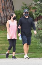 LEA MICHELE and Zandy Reich in Santa Monica 09/08/2020