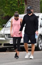 LEA MICHELE and Zandy Reich in Santa Monica 09/08/2020