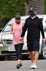 LEA MICHELE and Zandy Reich in Santa Monica 09/08/2020