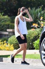 LEA MICHELE and Zandy Reich Out Hiking in Los Angeles 09/21/2020