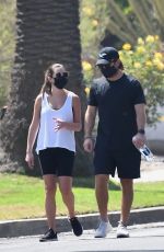 LEA MICHELE and Zandy Reich Out Hiking in Los Angeles 09/21/2020