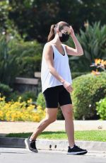 LEA MICHELE and Zandy Reich Out Hiking in Los Angeles 09/21/2020