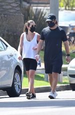 LEA MICHELE and Zandy Reich Out Hiking in Los Angeles 09/21/2020