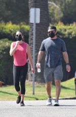 LEA MICHELE and Zandy Reich Out Hiking in Los Angeles 09/26/2020