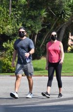 LEA MICHELE and Zandy Reich Out Hiking in Los Angeles 09/26/2020