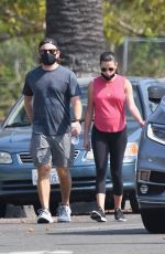 LEA MICHELE and Zandy Reich Out Hiking in Los Angeles 09/26/2020