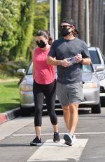 LEA MICHELE and Zandy Reich Out Hiking in Los Angeles 09/26/2020