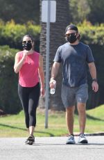 LEA MICHELE and Zandy Reich Out Hiking in Los Angeles 09/26/2020