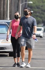 LEA MICHELE and Zandy Reich Out Hiking in Los Angeles 09/26/2020