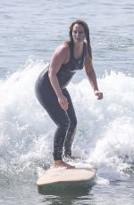LEIGHTON MEESTER in Wetsuit Surfing in Malibu 09/23/2020