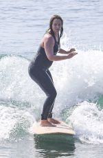LEIGHTON MEESTER in Wetsuit Surfing in Malibu 09/23/2020
