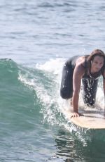 LEIGHTON MEESTER in Wetsuit Surfing in Malibu 09/23/2020