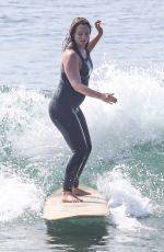 LEIGHTON MEESTER in Wetsuit Surfing in Malibu 09/23/2020