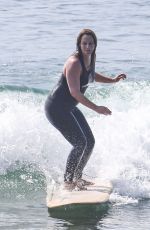 LEIGHTON MEESTER in Wetsuit Surfing in Malibu 09/23/2020