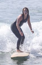 LEIGHTON MEESTER in Wetsuit Surfing in Malibu 09/23/2020