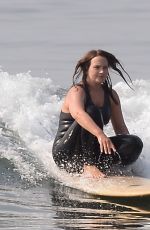 LEIGHTON MEESTER Out Surfing in Malibu 09/17/2020