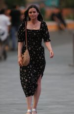 LILAH PARSONS Arrives at Heart Radio in London 08/30/2020