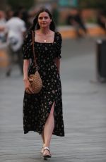 LILAH PARSONS Arrives at Heart Radio in London 08/30/2020