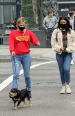 LILI REINHART, CAMILA MENDES and MADELAINE PETSCH Out with Their Dogs in Vancouver 09/13/2020