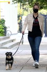 LILI REINHART Out with Her Dog in Vancouver 09/11/2020