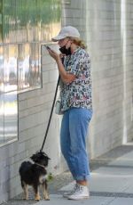 LILI REINHAT Out with Her Dog in Vancouver 09/06/2020