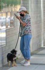 LILI REINHAT Out with Her Dog in Vancouver 09/06/2020