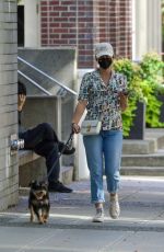 LILI REINHAT Out with Her Dog in Vancouver 09/06/2020