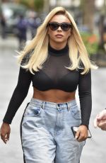 LITTLE MIX Arrives at Global Radio in London 09/08/2020