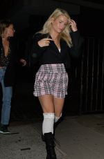 LOTTIE MOSS at Chiltern Firehouse in London 09/17/2020