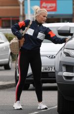 LUCY FALLON Out and About in Manchester 09/03/2020