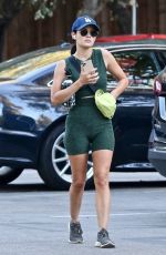 LUCY HALE in Tights Out Hiking in Studio City 09/19/2020