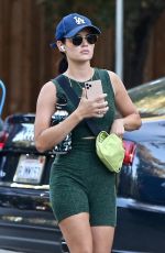LUCY HALE in Tights Out Hiking in Studio City 09/19/2020