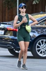 LUCY HALE in Tights Out Hiking in Studio City 09/19/2020