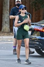 LUCY HALE in Tights Out Hiking in Studio City 09/19/2020