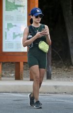 LUCY HALE in Tights Out Hiking in Studio City 09/19/2020