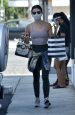 LUCY HALE Leaves Sephora Store in Studio City 09/04/2020