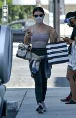 LUCY HALE Leaves Sephora Store in Studio City 09/04/2020
