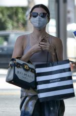 LUCY HALE Leaves Sephora Store in Studio City 09/04/2020