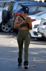 LUCY HALE Out for Morning Hike in Studio City 09/21/2020