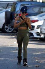 LUCY HALE Out for Morning Hike in Studio City 09/21/2020