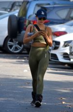 LUCY HALE Out for Morning Hike in Studio City 09/21/2020