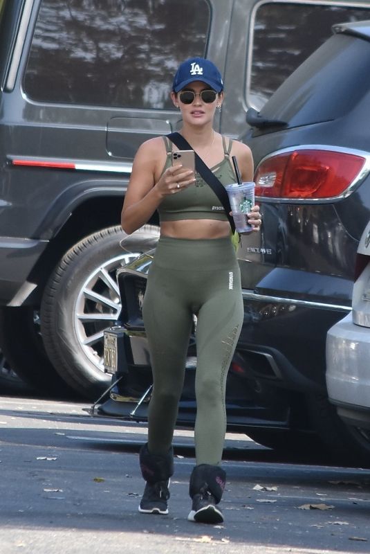 LUCY HALE Out for Morning Hike in Studio City 09/21/2020