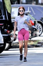 LUCY HALE Out Hiking in Los Angeles 09/28/2020