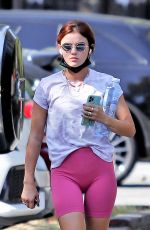LUCY HALE Out Hiking in Los Angeles 09/28/2020