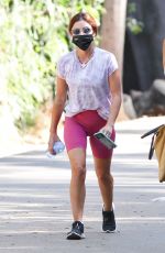 LUCY HALE Out Hiking in Los Angeles 09/28/2020