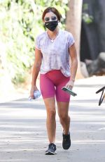 LUCY HALE Out Hiking in Los Angeles 09/28/2020