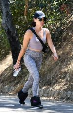LUCY HALE Out Hiking in Studio City 08/31/2020