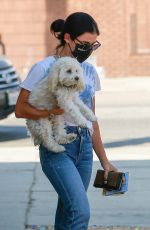LUCY HALE Out with Her Dog in Sherman Oaks 09/27/2020