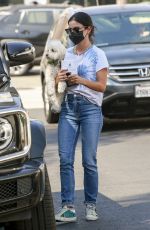 LUCY HALE Out with Her Dog in Sherman Oaks 09/27/2020